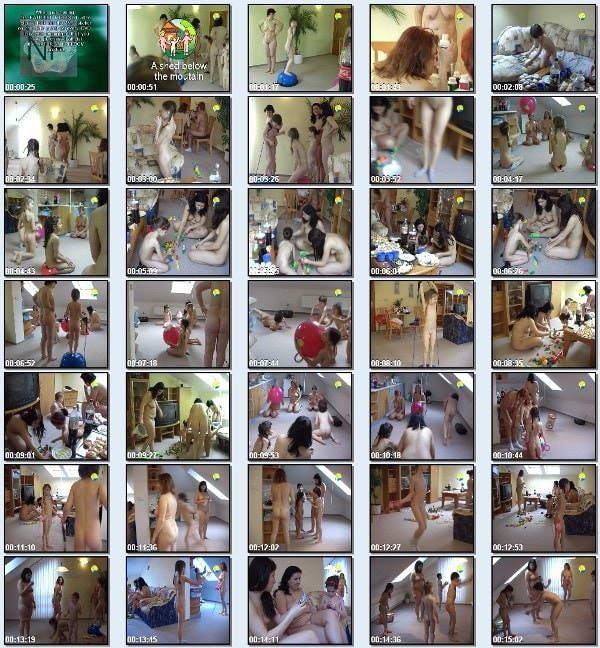 A Shed below the mountain - new family nudism video [720×480 | 01:03:07 | 3.3 GB]